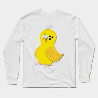 Cute Budgie Long Sleeve T-Shirt